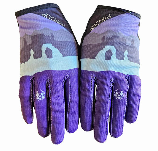 Custom Hand-Up Gloves (Unisex - Purple)