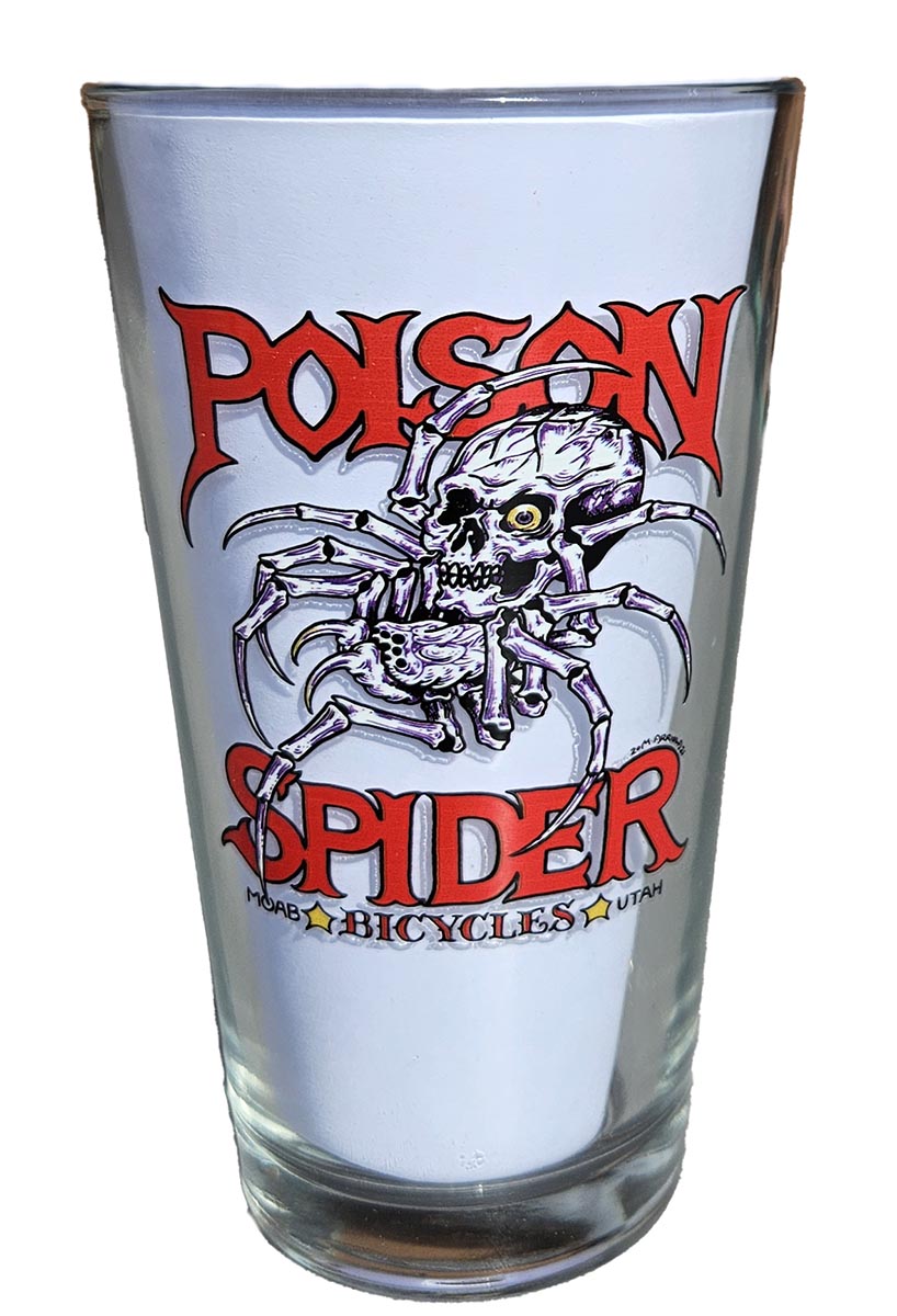 Pint Glass (Tattoo Spider)