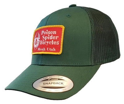 The High Life Trucker (Green/Curved Bill/Red)