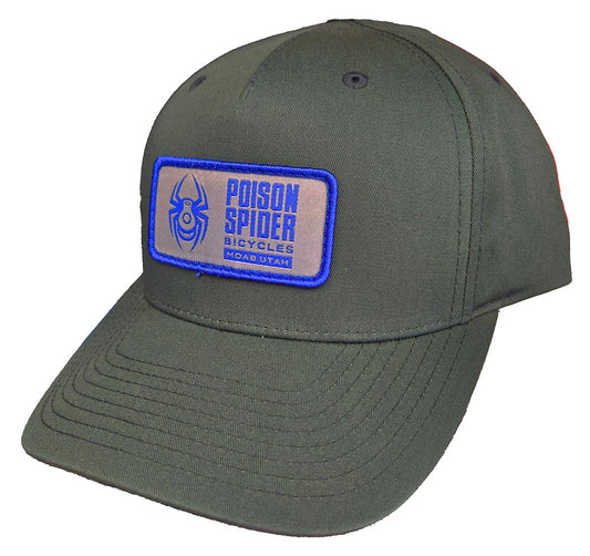 The High Life (Dark Green/Curved Bill/Blue)