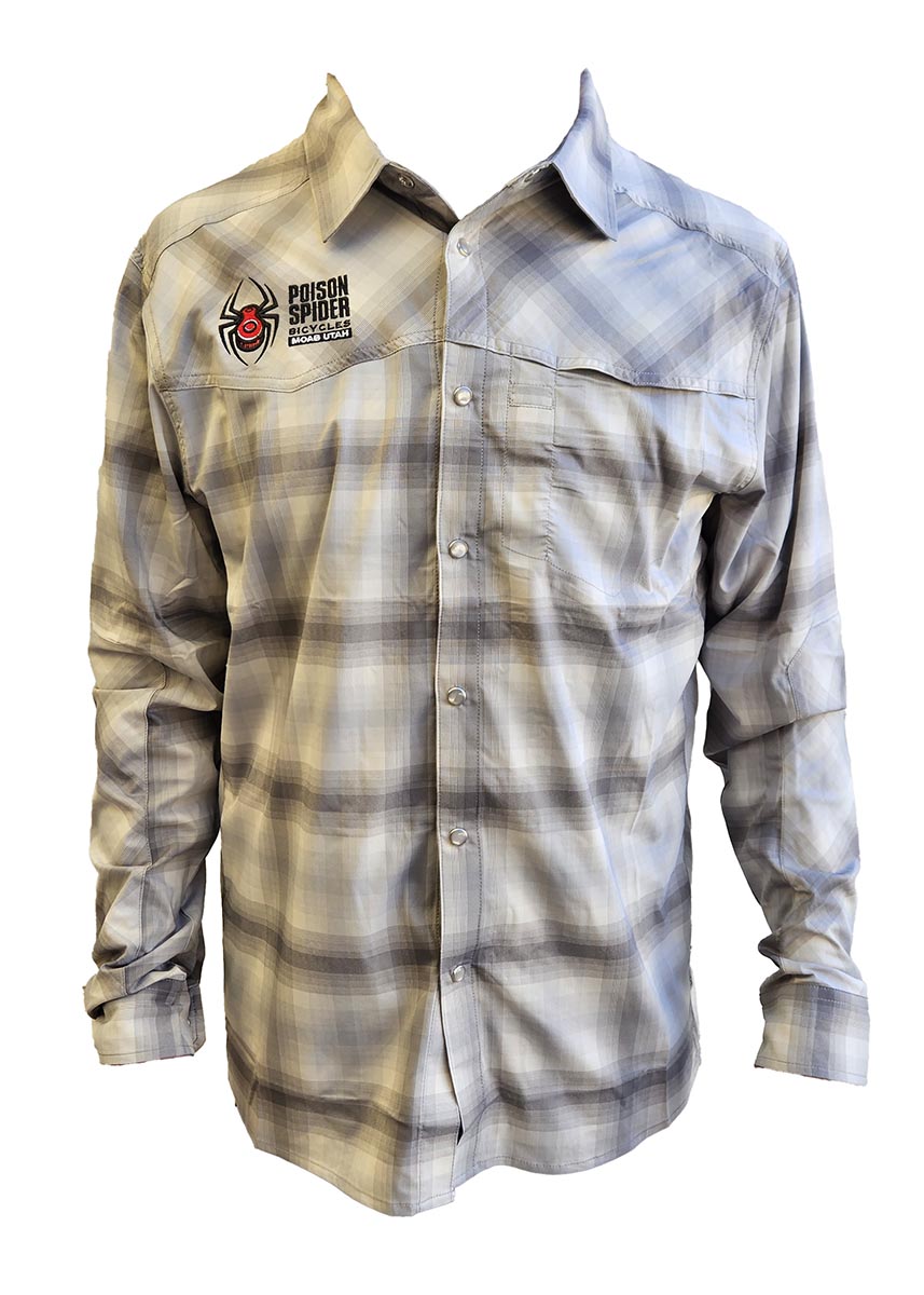 Club Ride Go Long Snap-Down Jersey - Shade Gray