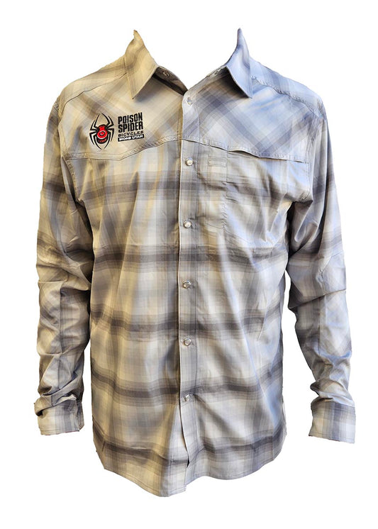 Club Ride Go Long Snap-Down Jersey - Shade Gray