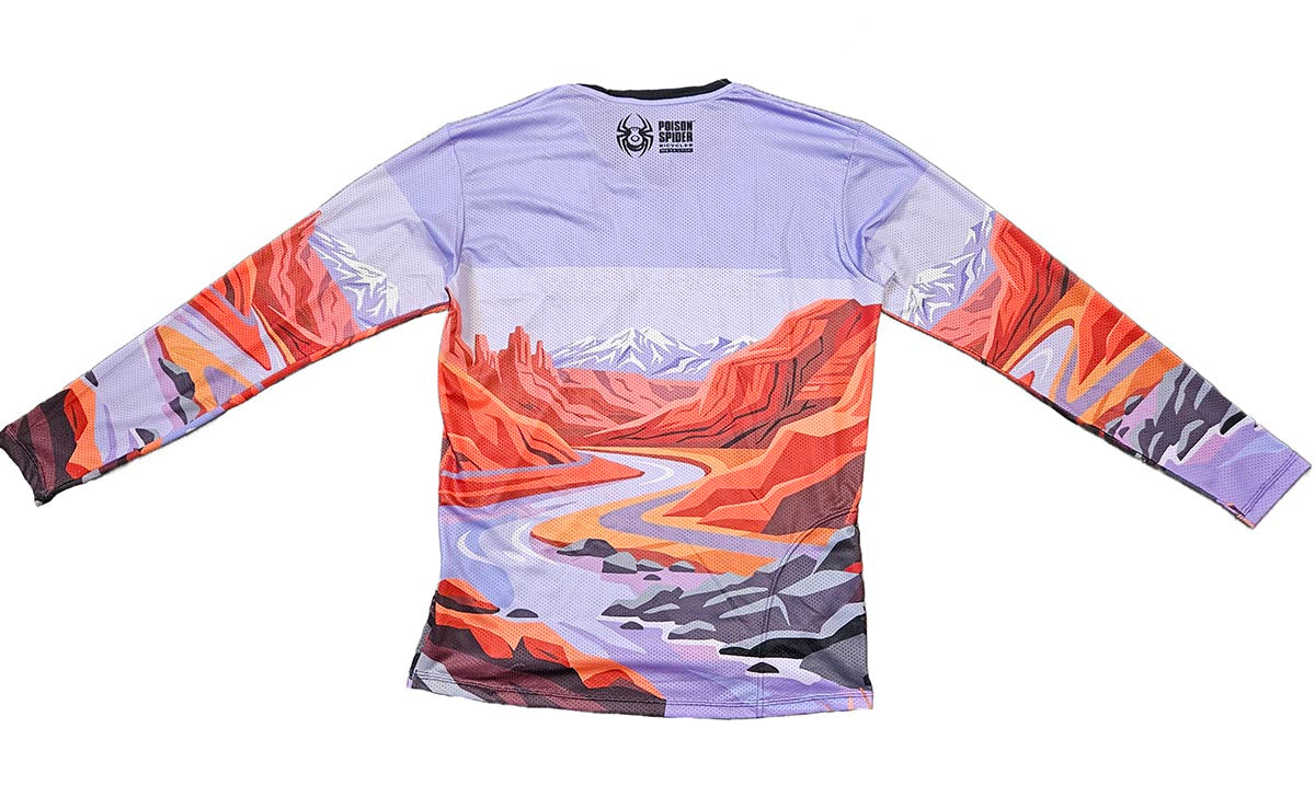 Men's Jakroo Flow Custom MTB Jersey - Long Sleeve