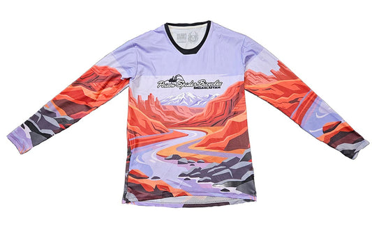 Men's Jakroo Flow Custom MTB Jersey - Long Sleeve