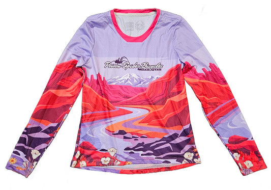 Women's Jakroo Flow Custom MTB Jersey - Long Sleeve