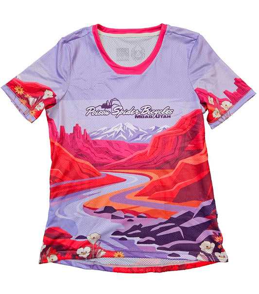 Women's Jakroo Flow Custom MTB Jersey - Short Sleeve