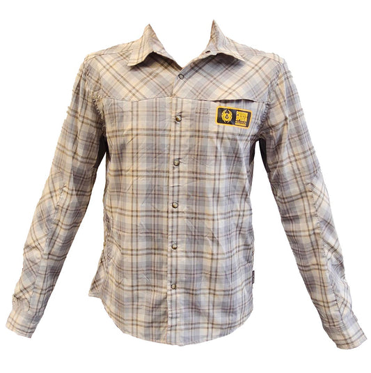 Club Ride Go Long Snap-Down Jersey - Light Gray