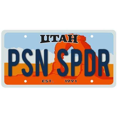 Moab License Plate Sticker