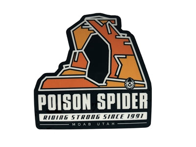 Poison Spider Delicate Arch Sticker