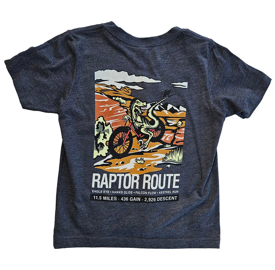 Raptor Route Youth T-Shirt – Poison Spider Bicycles